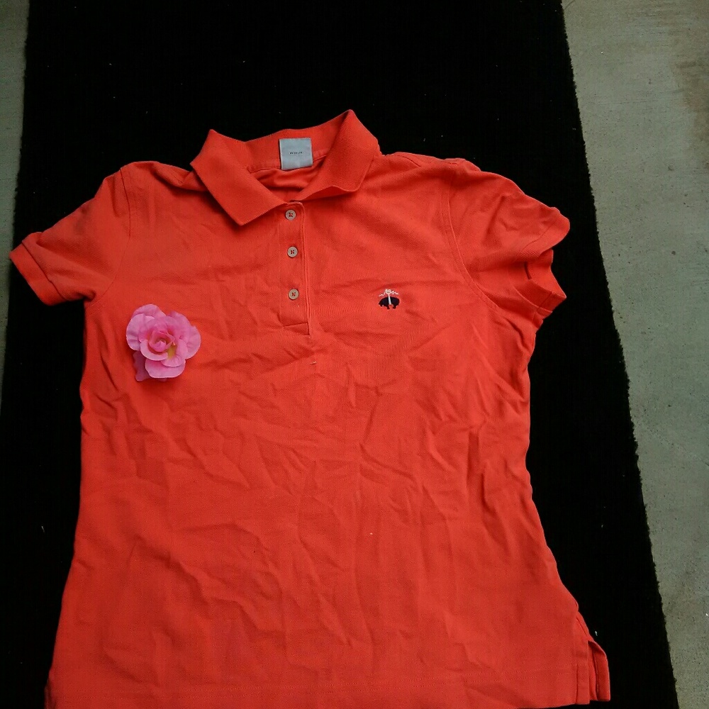 Orange polo t-shirt